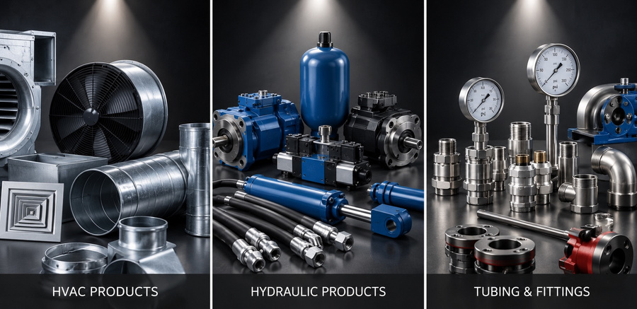 HVAC and hydraulic products